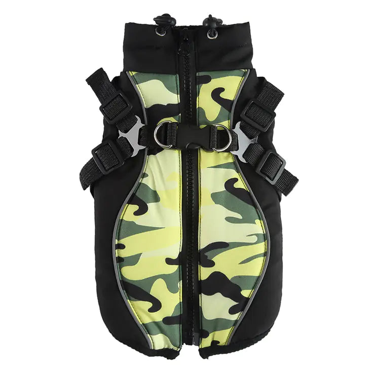 Retro Padded Winter Dog Vest