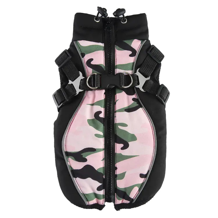 Retro Padded Winter Dog Vest