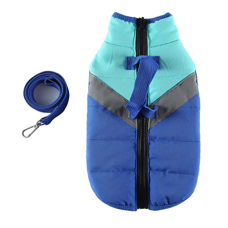 Retro Padded Winter Dog Vest